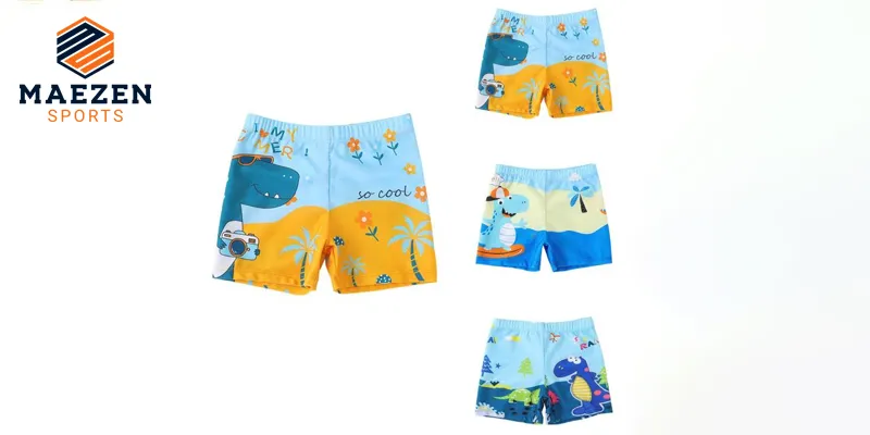 "Classic trunks shorts for swimming or casual wear, combining style and practicality, designed by Maezen Sports."