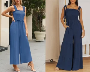 two women standing one is wearing Jumper and other is wearing Romper