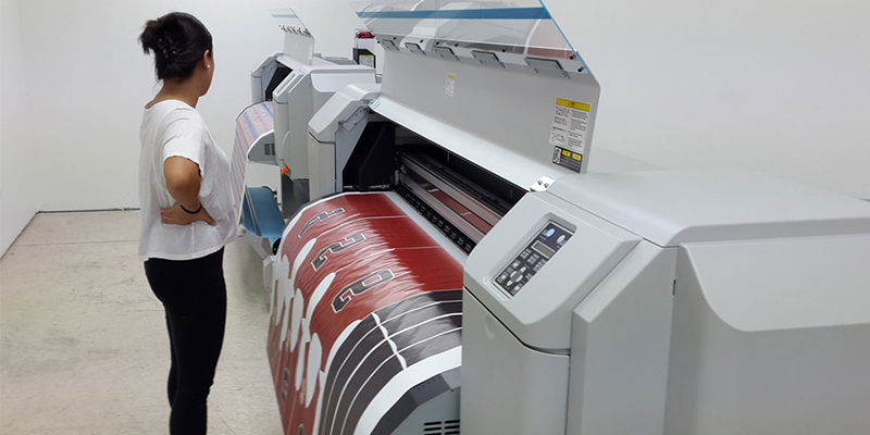 sublimation machine working